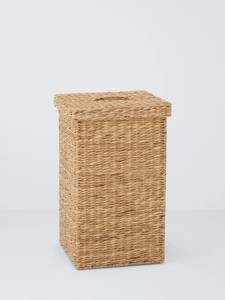 Panier à linge carré en jonc de mer naturel, fait main, panier de rangement, vente en gros, écologique, fabriqué au Vietnam - Product Image 5
