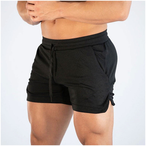 Shorts de sport personnalisés avec logo, pour la course à pied, la salle de sport, l'entraînement, la remise en forme, les sports athlétiques, en polyester, pour hommes, décontractés, respirants - Product Image 1