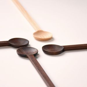 Cuchara de Sopa Mini de Madera 100% de Alta Calidad para Bebés, Segura para Uso con Alimentos, Pulida y con Puntas Suaves - Product Image 5