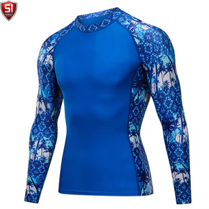 Unisex <b>Long</b> <b>Sleeve</b> <b>Compression</b> <b>Shirt</b> Crew Neck Sublimation Printed Quick Dry Breathable Full <b>Sleeve</b> Sports Body - Product Image 3