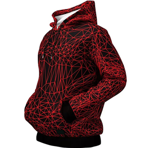 Sweat à capuche pour homme entièrement personnalisé avec logo, sublimation, coton mélangé, quantité optimale, nouvelle arrivée, sweat à capuche pour homme avec sublimation - Product Image 3