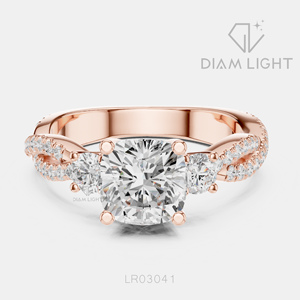 1.78CT <b>Cushion</b> Cut Fine Jewelry IGI Certified 14KT <b>White</b> Gold Wedding Ring Lab Grown Diamond Engagement Wedding Anniversary Gift - Product Image 3