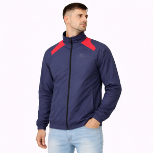 Veste homme légère coupe-vent zippée, veste de sport, veste d'entraînement personnalisée pour activités de plein air, fournisseur B2B en gros aux États-Unis - Product Image 3