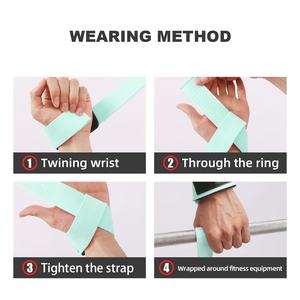 Sangles de levage en coton haute résistance pour la musculation, les entraînements en salle de sport, les soulevés de terre et les exercices de powerlifting - Product Image 2