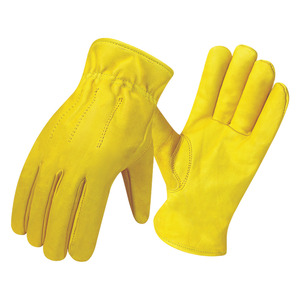 Gants de sécurité pour conducteur en cuir de vachette grainé, antidérapants, durables, haute qualité, usage général, résistants à l'abrasion, à la chaleur et antistatiques - Product Image 1