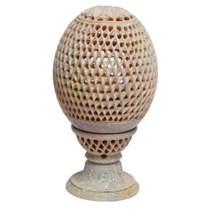 Top Class Pure Natural Soapstone Candle Holder With Handmade Curved Design For Home Decorative And Gifts Purpose Item - Product Image 3