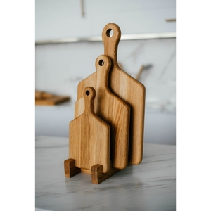 Planche à découper en teck, faite à la main, AQM900 - Product Image 1