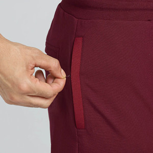 New Arrival High Quality <b>Men's</b> Scarlet <b>Red</b> Washed Joggers <b>For</b> <b>Men</b> Breathable <b>Men's</b> <b>Trouser</b> Ribbed Cuffs With Pocket Wholesale - Product Image 5