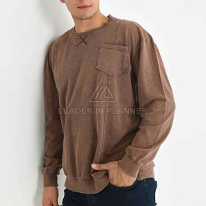 เสื้อสเวตเชิ้ตแบบย้อมสีเอซิดสไตล์ลำลองจากปากีสถาน เสื้อสเวตเชิ้ตแบบย้อมสีเอซิดพร้อมโลโก้สั่งทำ เสื้อสเวตเชิ้ตแบบย้อมสีเอซิด - Product Image 3