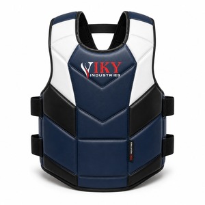 Protection Thoracique d'Arts Martiaux à Bas Prix / Protège-Poitrine de Boxe Thaï MMA pour Entraînement de Boxe – Équipement de Protection de Qualité Supérieure - Product Image 4