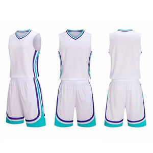 Maillots de basket-ball athlétiques en mesh pour hommes, uniformes d'équipe vierges pour le sport, respirants et confortables, promotion - Product Image 5