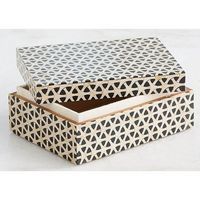 Boîte à bijoux en résine de haute qualité, boîte de rangement en MDF, style nordique moderne, écologique, multifonctionnelle, décorative, pour la maison