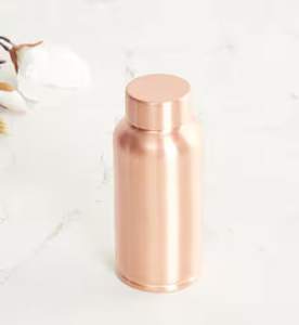 Bouteille d'eau au style unique, bienfaits pour la santé, bouteille d'eau en cuivre pur pour l'alimentation et la restauration, bouteille d'eau en cuivre - Product Image 2