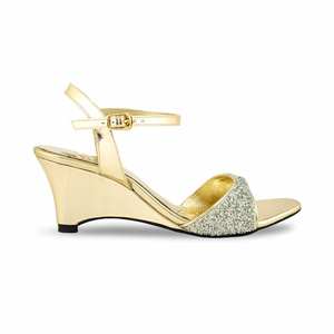 Sandalias de tacón doradas FN6026 Diseño elegante y elegante - Product Image 4