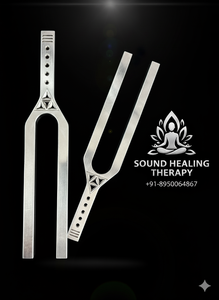 ส้อมเสียงจูนเสียงขนาดใหญ่ 528 Hz & 432 Hz ทำจากสแตนเลสสตีล สำหรับผู้สอนโยคะ - Product Image 2