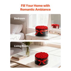 27 Rose Stabilizzate Bouquet Eterno Fiori Eterni Regalo per Donne Consegna per Compleanno - Product Image 6