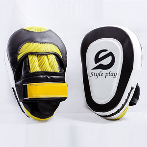 Guantes de Boxeo Personalizados de Cuero Vacuno, Almohadillas Curvas de Entrenamiento Profesional, Guantes de Boxeo Personalizados OEM - Product Image 1
