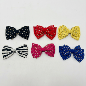 Lazos para el cabello con cuentas y bordados para ninas y accesorios de moda ideales para boutiques regalos eventos fiestas - Product Image 1