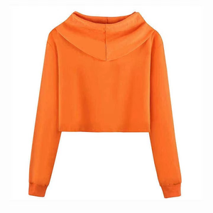 Nouvel Arrivage – Sweat à Capuche Court Lumineux pour Femme, Manches Longues, Cordon de Serrage, Style Décontracté Streetwear - Product Image 2