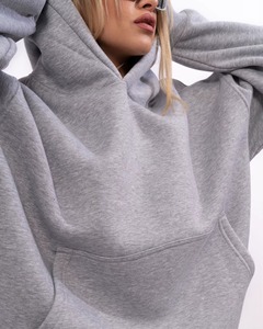 Conjuntos de Sudadera con Capucha y Pantalones Anchos de 2 Piezas para Mujer, 100% Algodón Antibacteriano, Trajes Deportivos Casuales de Invierno con Media Cremallera - Product Image 3