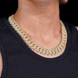 Collier en diamant en argent sterling 925, moissanite, coupe ronde, bijoux fins, brillance étincelante, accessoire de mode élégant et intemporel - Product Image 3