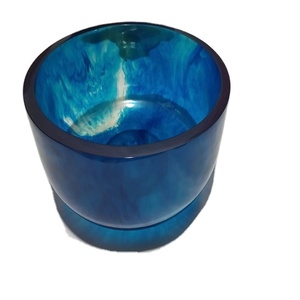 ชามสลัดทำด้วยมือทำจากเรซินปรับขนาดได้สีด้านบนของการแล่นเรือใบศิลปะอินเดียสำหรับทุกฤดูกาลยาทาเล็บที่เป็นมิตรกับสิ่งแวดล้อมสำหรับ6-10 - Product Image 1