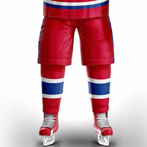 Tenue de hockey sur glace tendance, maillot et pantalon légers à séchage rapide, matière durable, coupe confortable pour la piste et le jour du match - Product Image 3