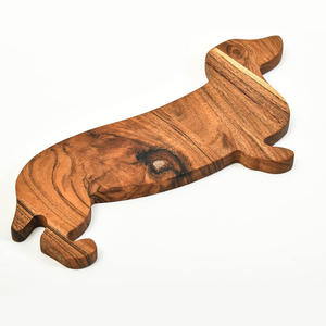 เขียงไม้อะคาเซียแผ่นไม้เสิร์ฟรูปอุ้งเท้าแผ่นไม้เสิร์ฟชีสแผ่นรองชาร์เทอรีสำหรับสลัดขนมและปาร์ตี้ - Product Image 6