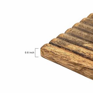 Cadre photo artisanal de luxe en bois massif sculpté, design élégant, décoration intérieure raffinée. - Product Image 4