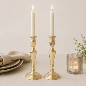 Wholesale Suppliers Antique Metal Taper Candle Holder Set Gold <b>Candlestick</b> Stand for Wedding Centerpieces And Bulk Event Decor - Product Image 4