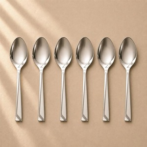Juego de Cubiertos de Acero Inoxidable Contemporáneo, Estuche de Madera Portátil, Tenedor y Cuchara para Cena, Cubertería Elegante para el Hogar - Product Image 3