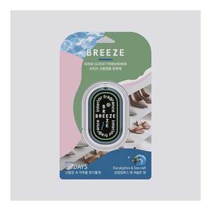 Ambientador para Zapateros BREEZE con Fragancia a Eucalipto y Sal Marina, Control de Olores para Armarios de Zapatos - Product Image 1