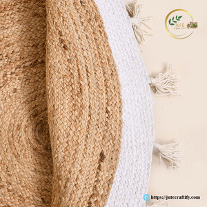 Wholesale Eco Braided Jute Rug Manufacturer – Sustainable Natural Fiber <b>Carpet</b> with Custom Size and Design - Product Image 2