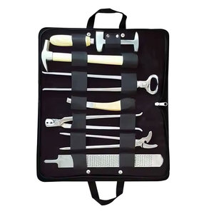 Kit de couteaux de fermeur pour sabots, équipement vétérinaire, outils de soin des sabots réutilisables en acier inoxydable, ensemble professionnel pour chevaux et équidés - Product Image 4