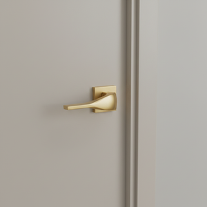 Luxury Villa Interior Brass Mortise <b>Handle</b> Set with Contemporary Lever Design Decorative Finish and Heavy Duty Door Hardware - Product Image 5