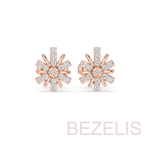 Pendientes de Diamantes Cultivados en Laboratorio, Forma Redonda, Corte Excelente, Calidad Certificada, Joyería Fina, Regalo de Novia, Accesorio de Lujo Certificado - Product Image 3