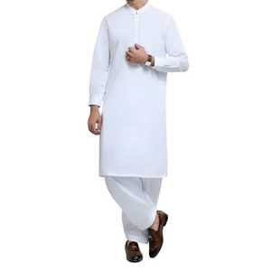 Ensemble Shalwar Kameez pakistanais traditionnel le plus vendu, coton de haute qualité, séchage rapide, toutes saisons, décontracté, pour fêtes et mariages, pour hommes - Product Image 1