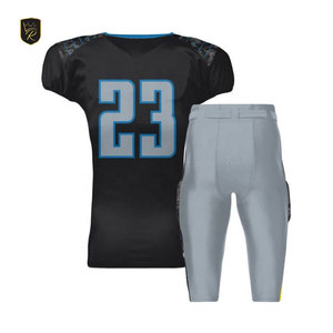 Uniforme de football américain de qualité supérieure en tissu polyester doux, idéal pour l'entraînement intensif et le confort le jour du match - Product Image 2