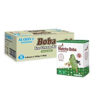 Usine En Gros Ingrédients Premium Crème Glacée Molle Couches Goût Matcha Thé Vert Crème Glacée Emballé Dans Une Boîte - Product Image 6