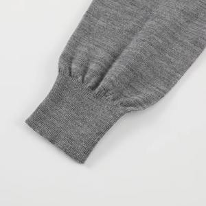 Suéter de Cuello Redondo para Hombre, 100% Algodón Melange, Antiarrugas, Logotipo Frontal, Otoño Invierno, Personalizado OEM, Venta al Por Mayor, Alta Calidad, Nuevo - Product Image 5