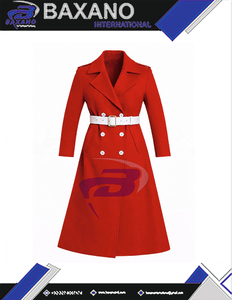 Delta |   Sigma |   Abrigo de Lana de Alta Calidad para Mujer, Estilo Trench Coat, de la Hermandad Theta, Abrigo Largo con Cinturón de la Hermandad DST - Product Image 4