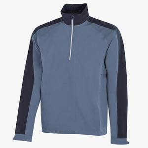 Men <b>Waterproof</b> Golf Jacket Half Zip Windproof Stretch Rain Jacket Lightweight Performance Sportswear OEM Custom - Product Image 3