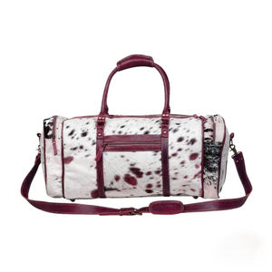 Sac de voyage grande capacité en cuir de vachette, sac de sport décontracté, vente en gros, cuir personnalisé - Product Image 1