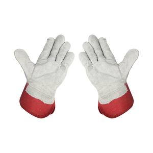 Gants de soudage en cuir GLOWING NEON INDUSTRY Gn246 doublés Kevlar, pouce droit, test anti-éclaboussures de métal fondu TIG Type B, personnalisables - Product Image 3