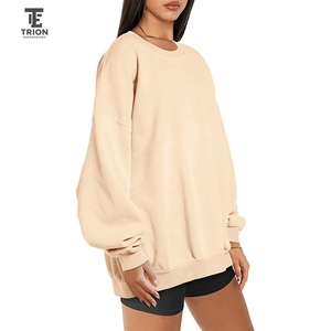Sudaderas de Felpa para Mujer 2026, Cuello Redondo, para Gimnasio, de Algodón Transpirable, de Lujo, Talla Grande, al por Mayor, OEM - Product Image 3