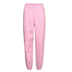 Pantalon en polaire rose pour femme, coupe crayon décontractée, taille élastique, coupe droite, longueur intégrale, couleur unie, coupe-vent hiver 100% - Product Image 5