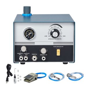 Graveur pneumatique pour bijoux 1200/6000 tr/min 60W à double tête 220V réglable, grand graveur à percussion DIY - Product Image 1