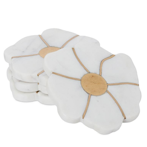 Juego de Posavasos de Mármol para Decoración de Mesa, Posavasos Modernos para Té y Café - Product Image 1