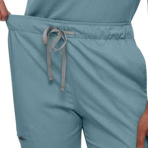 Fashion Men Stretch Hospital <b>Scrubs</b> Uniform <b>Sets</b> Unisex Pharmacy Staff <b>Scrubs</b> Tops Uniform <b>Sets</b> - Product Image 2