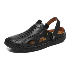 2026 New Men's Comfort Soft Leather Non-Slip Slip-On Casual Hollow <b>Shoes</b> <b>for</b> <b>Elderly</b> - Product Image 2